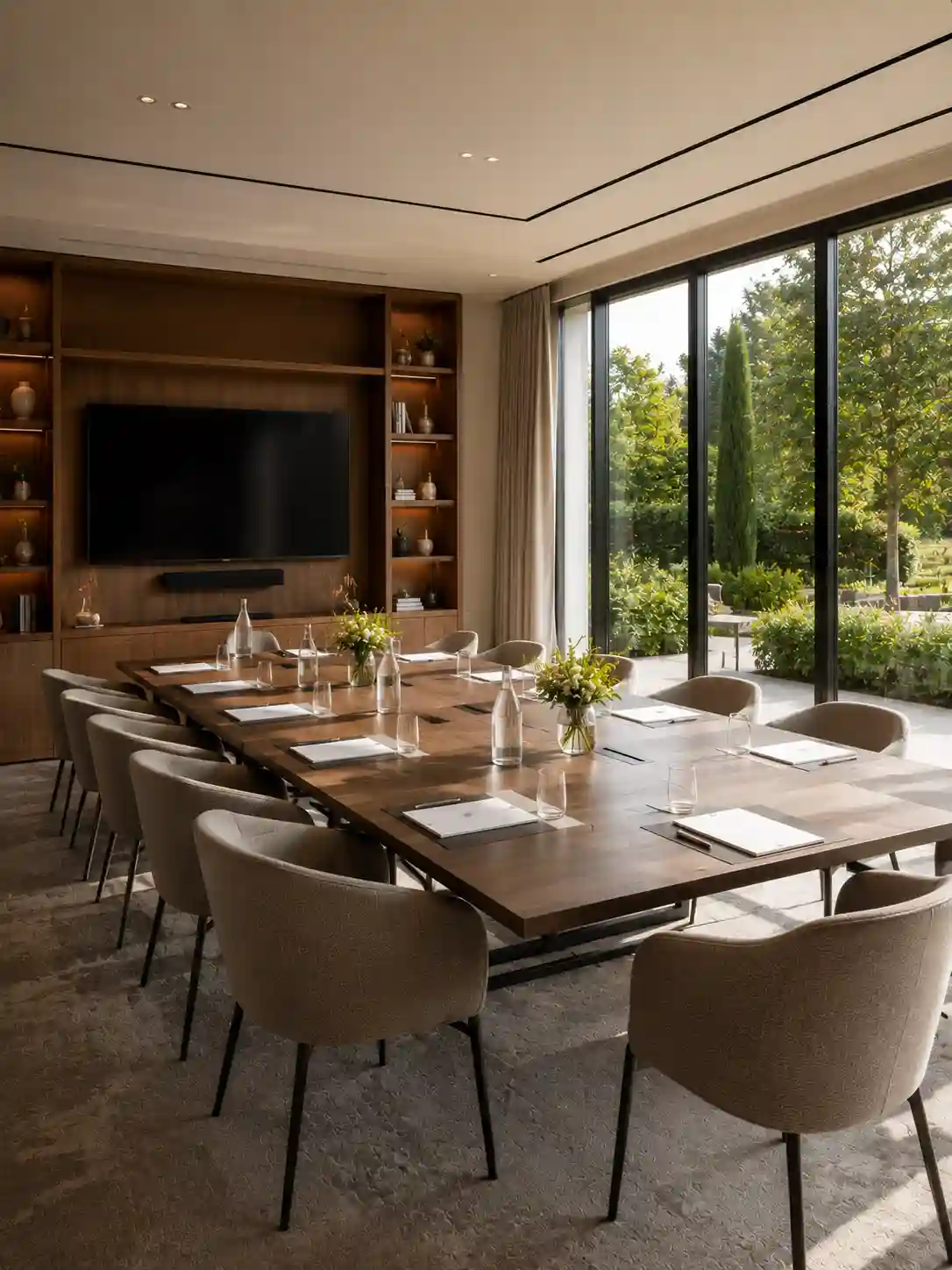 Premium study-day space overlooking the gardens of Toulouse